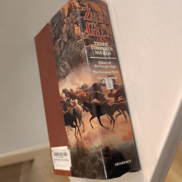 Zane Grey 3 complete novels in one book western hardback 1994 - Picture 8 of 8